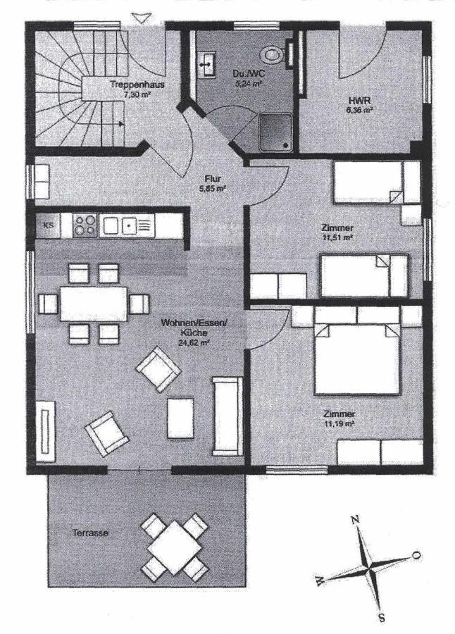Ferienhaus Ahorn Mit Garten In 奥斯特西巴德钦诺维茨 外观 照片